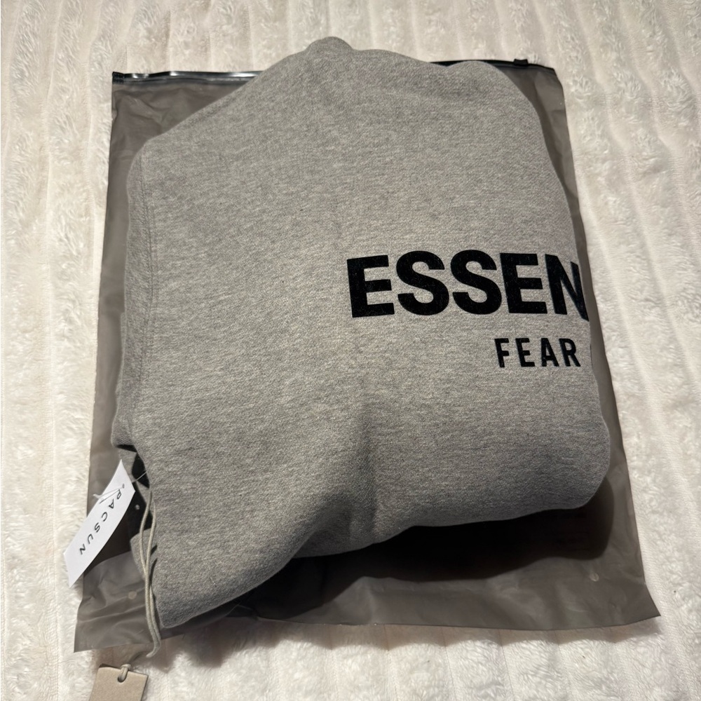 Essentials Heather Gray Sweatshirt